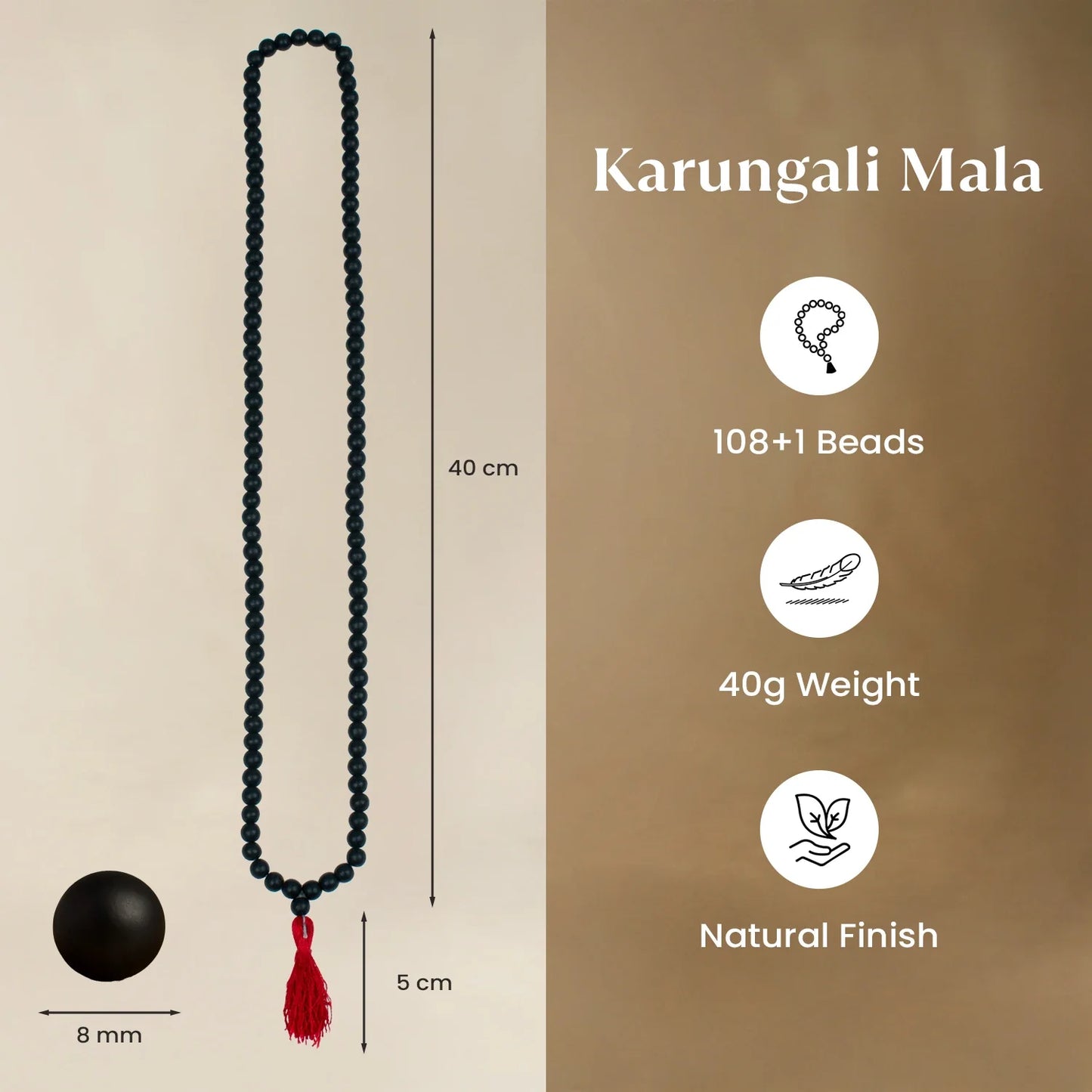 📿 Paathala Sembu Murugan Temple Karungali Mala